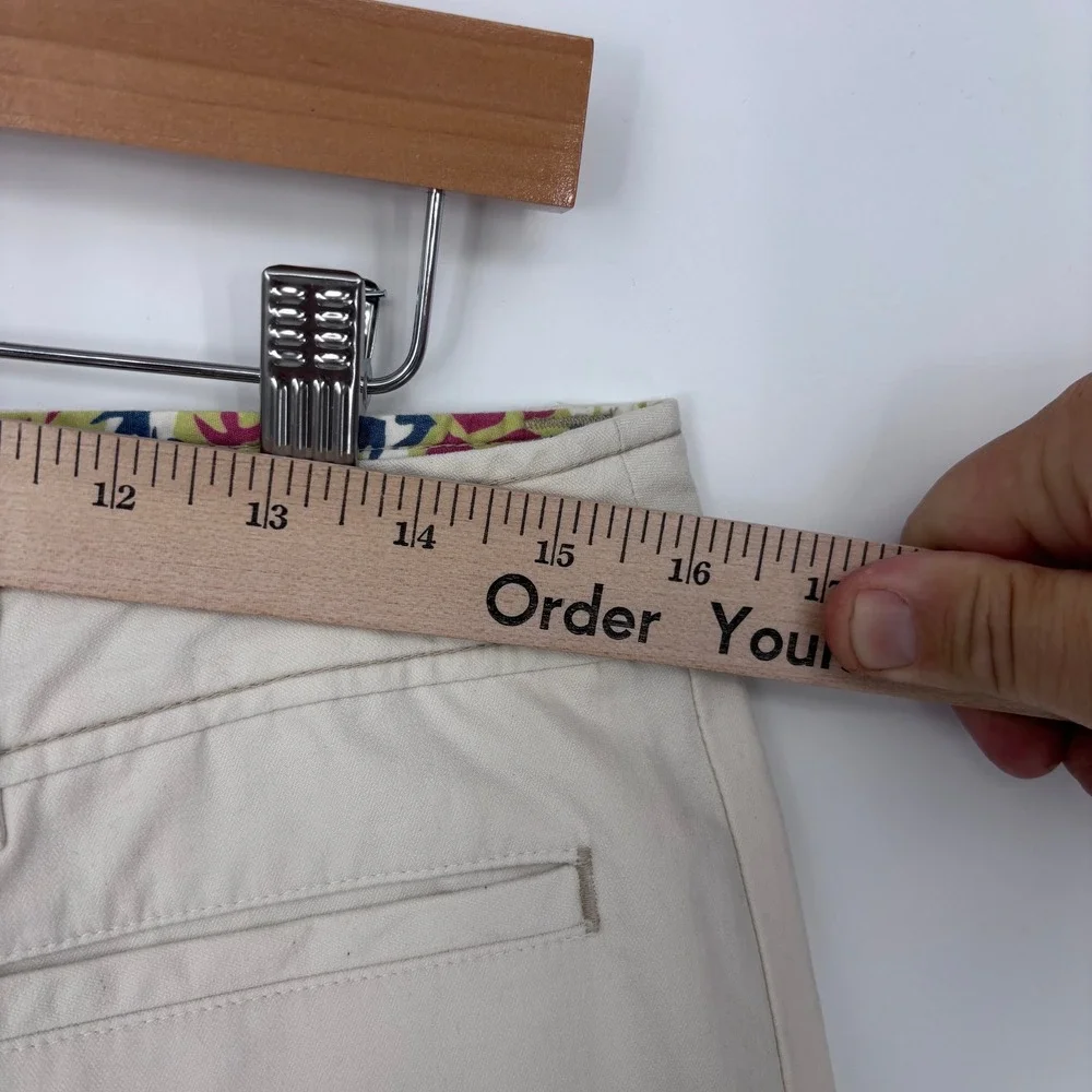 Horny Toad & Co Long Diana Pants Womens 10 Stone Beige Organic Cotton Chino